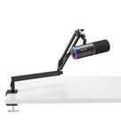 Microfone para Jogos TONOR TD520S+ XLR/USB com Braço de Mesa RGB