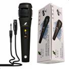 Microfone Para Karaokê Dinâmico Com Fio 3 Metros Preto X-cell