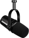 Microfone Para Podcasts Shure Mv7 Dinâmico Cardioide Com Interface Usb 24-bits/48khz Preto