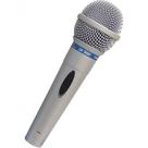Microfone Profissional Com Fio 5 Metros Mc-200 Prata Microfone Profissional Com Fio 5 Metros Mc-200 Prata