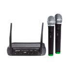 Microfone Profissional Duplo de Mão Sem Fio LM-258U - LEXSEN