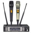 Microfone Profissional Sem Fio Sennheiser Ew135g4 Duplo Cor Preto e Dourado Microfone Profissional Sem Fio Sennheiser Ew135g4 Duplo Cor Preto e Dourado