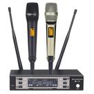 Microfone Profissional Sem Fio Sennheiser Ew135g4 Duplo Cor Preto e Dourado