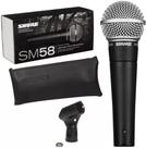 Microfone Profissional Shure SM58 Vocal Dinâmico Cardioide