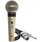 Microfone Profissional Sm58 P4* Champanhe Acompanha Cabo De 5 Metros