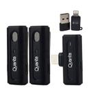 Microfone Quanta QTMDM20 / Sem Fio / Dual Multi Dispositivo - Preto Microfone Quanta QTMDM20 / Sem Fio / Dual Multi Dispositivo - Preto