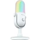 Microfone Razer Seiren V3 Chroma, RGB, Sensor Tap-to-Mute, Condensador, PC, Discord, OBS Studio, XSplit, USB, Branco - RZ19-05060200 Microfone Razer Seiren V3 Chroma, RGB, Sensor Tap-to-Mute, Condensador, PC, Discord, OBS Studio, XSplit, USB, Branco - RZ19-05060200