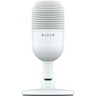 Microfone Razer Seiren V3 Mini, Ultracompacto, Conexão USB, Branco - RZ19-05050300-R3U1
