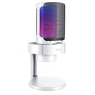 Microfone RGB para computador USB para jogos FIFINE AmpliGame A8 branco