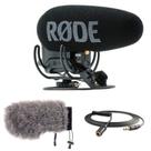 Microfone Rode VideoMic Pro Plus Shotgun com Windbuster