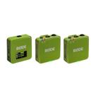 Microfone Rode Wireless GO Gen 3 Microfone verde compacto