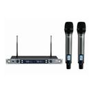 Microfone s/ Fio Karsect KRP2R Duplo de mão Rack 1