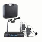 Microfone S/fio Karsect Ks248dh Duplo Headset Homologado Uhf