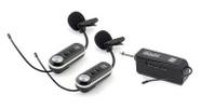 Microfone S/ Fio Lapela Duplo Wireless SFL-20 UHF STANER