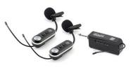 Microfone S/ Fio Lapela Duplo Wireless SFL-20 UHF STANER