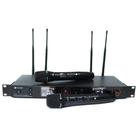 Microfone S/ Fio Recarregável Kadosh K-522M Duplo P/ Rack