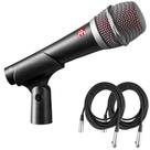 Microfone sE Electronics V7 Handheld Dynamic com 2 cabos XLR