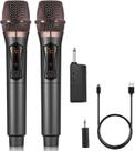 Microfone sem fio ALPOWL Metal Dynamic com recarregável