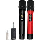Microfone sem fio Bietrun Dynamic Mic System com receptor