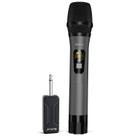 Microfone Sem Fio Bietrun UHF - Dinâmico e Metálico Microfone Sem Fio Bietrun UHF - Dinâmico e Metálico