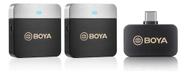 Microfone Sem Fio By-m1v4 P/ Usb C Lapela 2.4g Preto