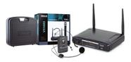 Microfone Sem Fio Cabeça Headset Vokal Vs148sh 48 Frequências Uhf