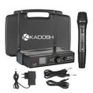 Microfone Sem Fio De Mão UHF Bivolt Kadosh K501M Para Igreja Palestra Escola Palco