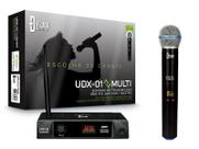 Microfone Sem Fio de Mão UHF Dylan UDX-01 Preto