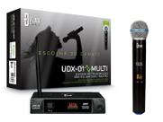 Microfone Sem Fio de Mão UHF Dylan UDX01 Preto