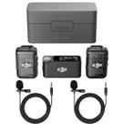 Microfone sem fio DJI Mic 2 (2 TX + 1 RX) com estojo de carregamento
