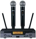 Microfone Sem Fio Duplo BLG Uhf DSP - UF-03 Microfone Sem Fio Duplo BLG Uhf DSP - UF-03