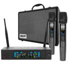 Microfone Sem Fio Duplo de Mão Digital SKP Clarity II