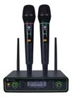 Microfone Sem Fio Duplo De Mão Uhf 200 Canais Kadosh K422m Microfone Sem Fio Duplo De Mão Uhf 200 Canais Kadosh K422m