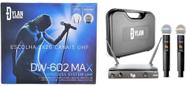 Microfone sem fio duplo dylan dw-602 max Microfone sem fio duplo dylan dw-602 max