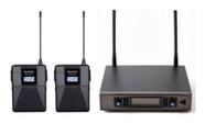 Microfone Sem Fio Duplo Headset Skypix Sk Mh02d Uhf 200 Freq