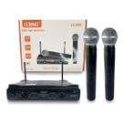 Microfone Sem Fio Duplo Hifi Dinâmico Profissional P10 XLR Palestra evento karaoke Microfone Sem Fio Duplo Hifi Dinâmico Profissional P10 XLR Palestra evento karaoke