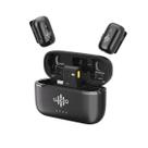 Microfone Sem Fio Duplo Luucco Minipods Para Live Stream Preto Microfone Sem Fio Duplo Luucco Minipods Para Live Stream Preto