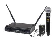 Microfone Sem Fio Duplo Lyco UH-08MHLI Mão Headset Lapela Instrumento Microfone Sem Fio Duplo Lyco UH-08MHLI Mão Headset Lapela Instrumento