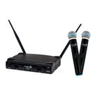 Microfone Sem Fio Duplo Mão Lyco UH02MM UHF Microfone Sem Fio Duplo Mão Lyco UH02MM UHF