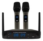 Microfone Sem Fio Duplo Multifrequência Digital Le Son Ls926