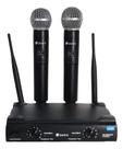 Microfone Sem Fio Duplo Profissional ONE-X MIC2814 MIC-2814 c/ dois microfones Microfone Sem Fio Duplo Profissional ONE-X MIC2814 MIC-2814 c/ dois microfones