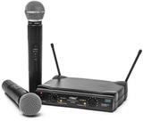 Microfone sem Fio Duplo Profissional UHF Wireless lelong906 Microfone sem Fio Duplo Profissional UHF Wireless lelong906