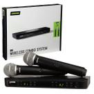 Microfone sem Fio Duplo Shure BLX288BR/PG58