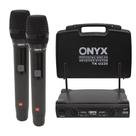 Microfone sem Fio Duplo TK U220 UHF Onyx Microfone sem Fio Duplo TK U220 UHF Onyx