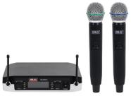 Microfone Sem Fio Duplo Uhf BLG GLXD-5