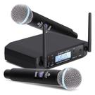 Microfone Sem Fio Duplo Uhf Dinamico Tela Digital 50 Canais Onistek MC810