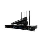 Microfone sem Fio Duplo UHF Dylan QS-10 M2 True Diversity