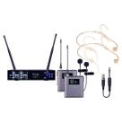 Microfone Sem Fio Duplo UHF Dylan QS-6 600MHZ Microfone Sem Fio Duplo UHF Dylan QS-6 600MHZ
