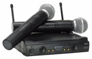 Microfone Sem Fio Duplo Uhf Pro Wvngr Sm-58 Ii Bivolt
