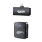 Microfone sem fio duplo ultracompacto para iphones Microfone sem fio duplo ultracompacto para iphones